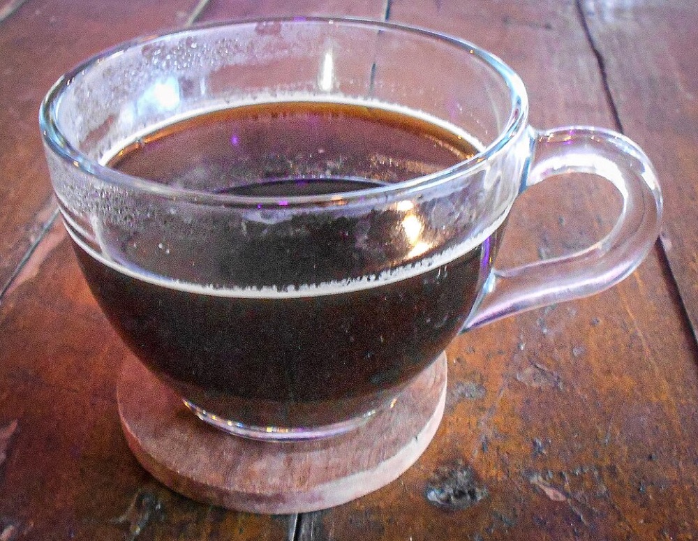 Illustrative stock photograph: A cup of Americano in Lano Coffee (Palembang, SS). This may differ from the café's actual product.
